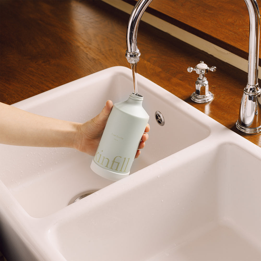 Fill the bottle with water