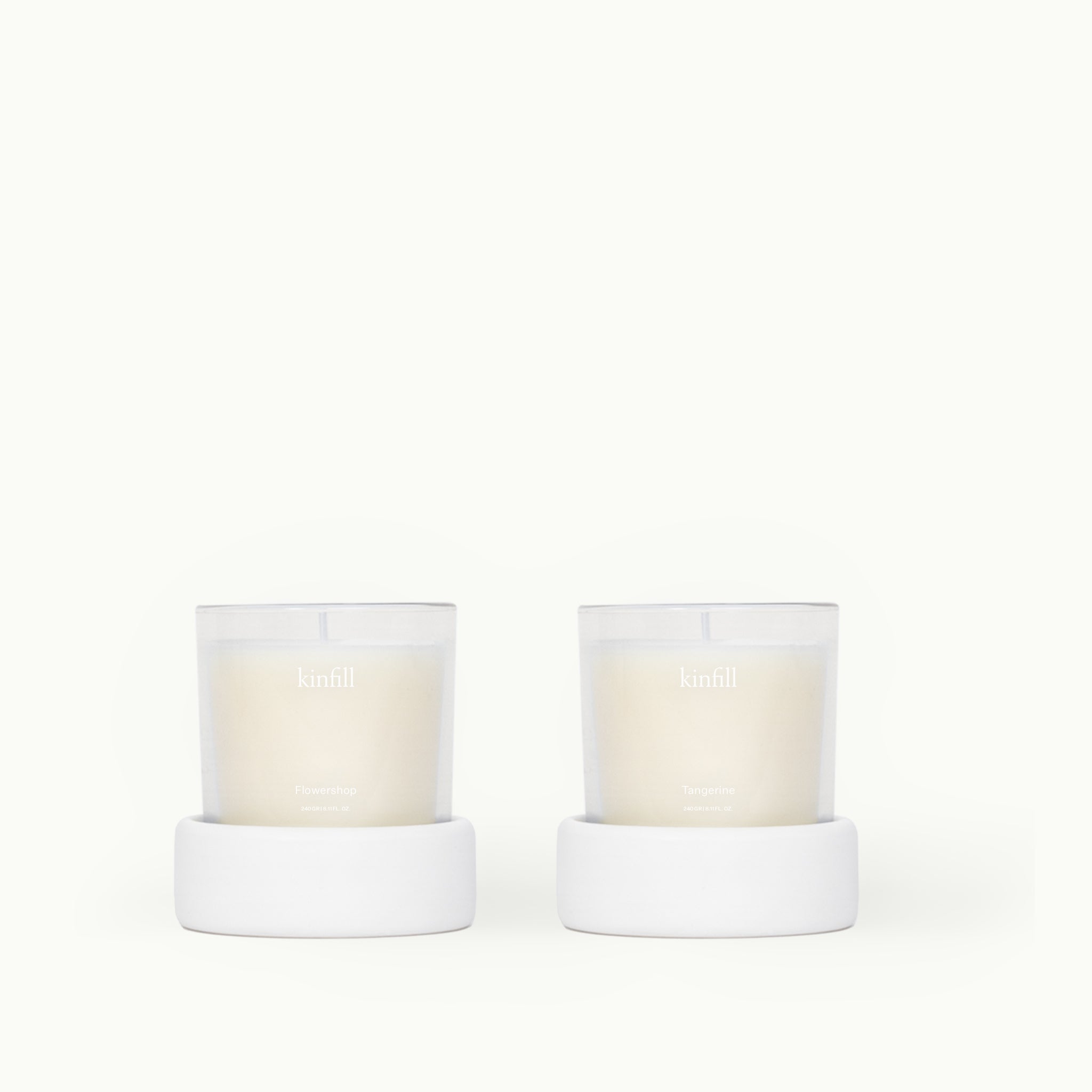 Candle Set Tangerine & Flowershop