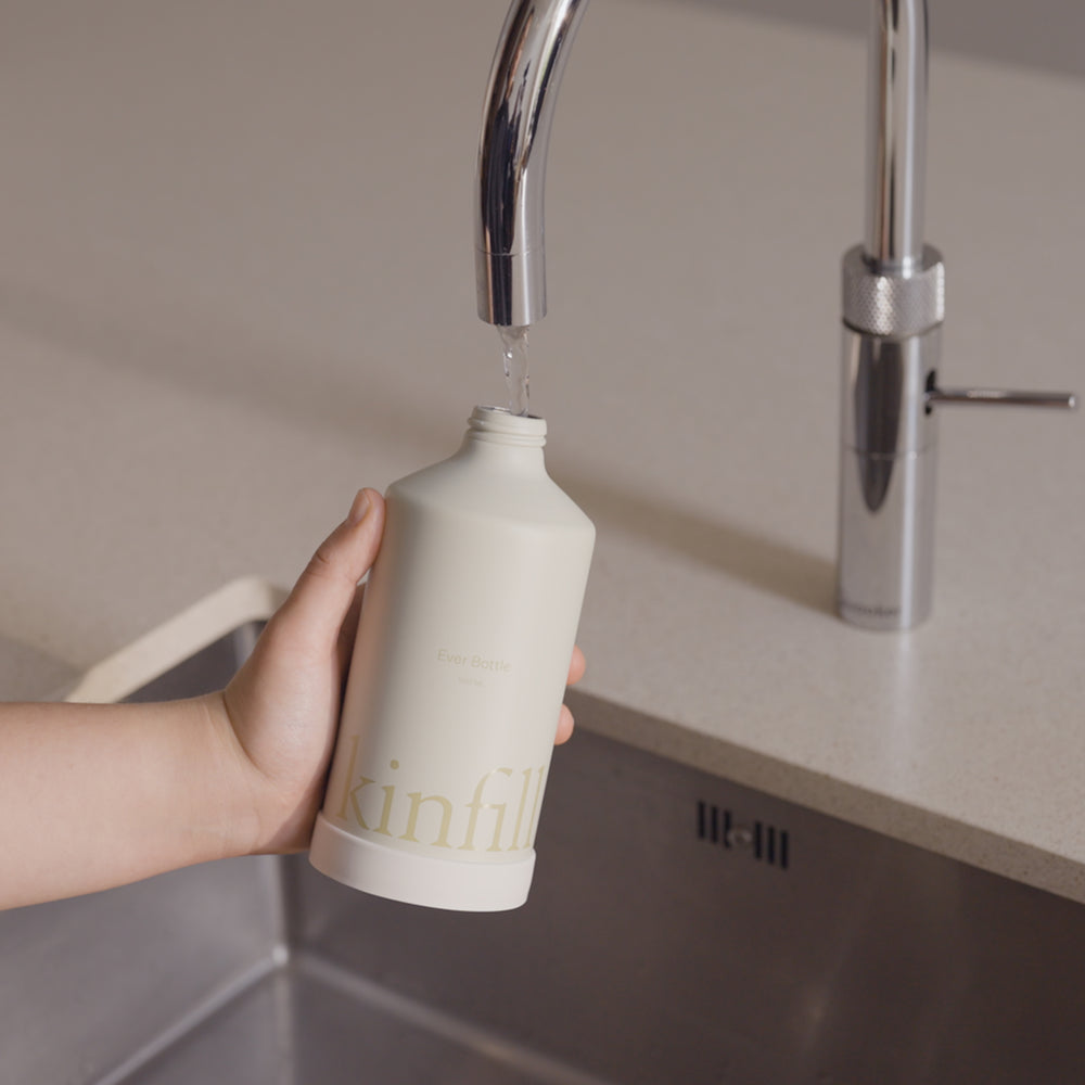 Fill the bottle with water